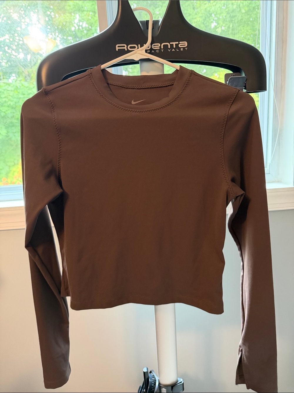 Nike One Women’s Long-Sleeve Dri-FitTop — Brown